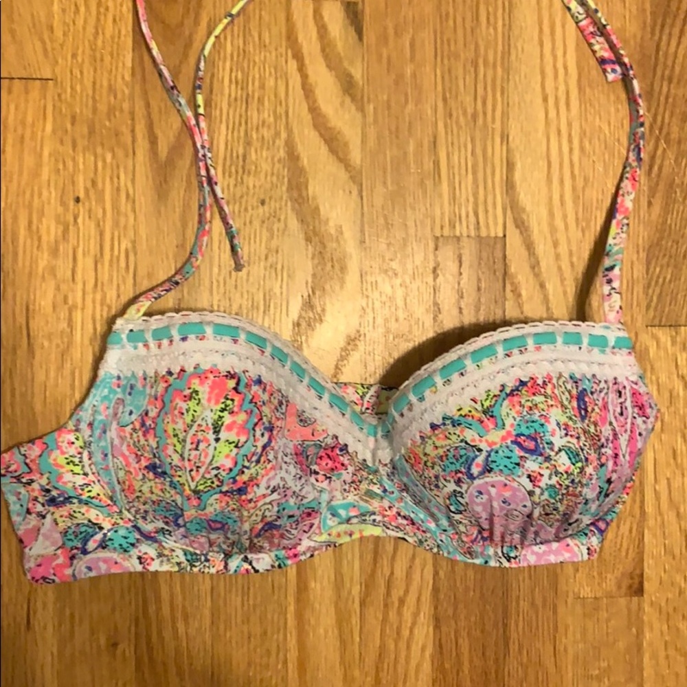 Colorful bikini top